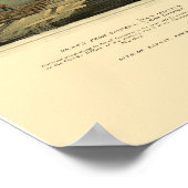 Sacramento, CA Panoramic Map - 1850 ポスター (角)