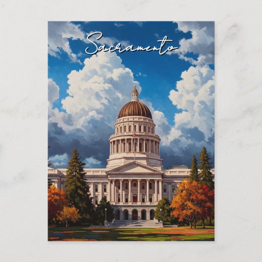 Sacramento California State Capitol ポストカード (正面)
