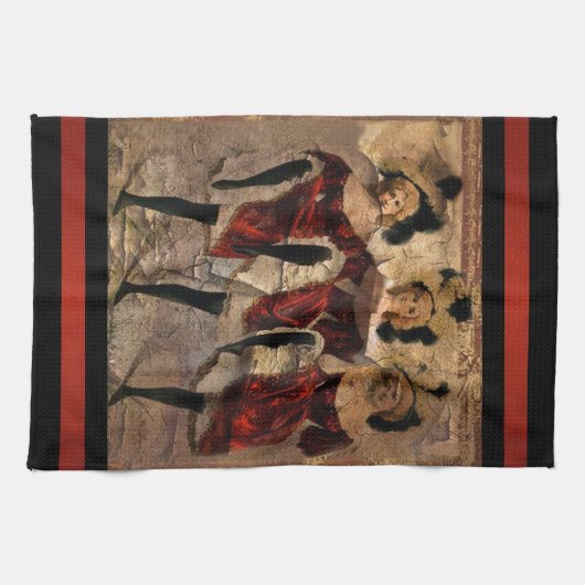 Sacreのブルー! キッチンタオル (横)