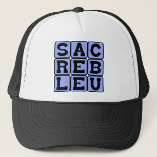 Sacréのブルー、フランスのな俗語 キャップ