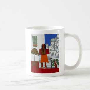 Sacre Coeur 2006年の前のジプシーの女の子 コーヒーマグカップ