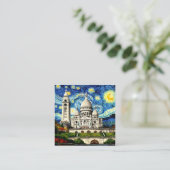 Sacre-Coeur Paris France Starry Night エンクロージャーカード (スタンド正面)