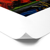 Sacre-Coeur Paris France Starry Night ポスター (角)