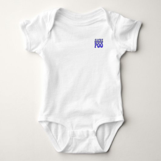sacre poo violett dark ポロシャツ (正面)
