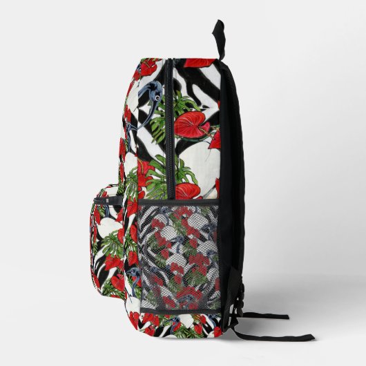 Sacred Anthurium Backpack プリントバックパック (右)