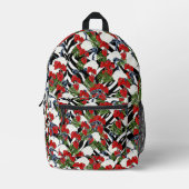 Sacred Anthurium Backpack プリントバックパック (正面)