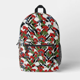 Sacred Anthurium Backpack プリントバックパック