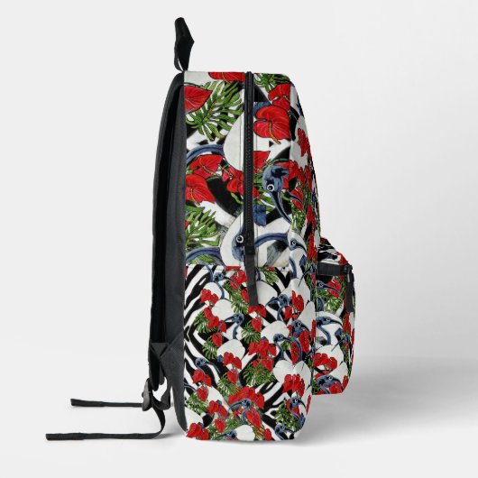 Sacred Anthurium Backpack プリントバックパック (左)