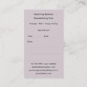 Sacred Axis | Third Eye Design 名刺 (裏面)