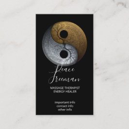 Sacred Balance | 陰陽シンボル 名刺