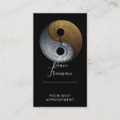 Sacred Balance | 陰陽シンボル 名刺 (正面)