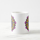 Sacred Bloom Mandala: Mandala Coffee Mug コーヒーマグカップ (中央)
