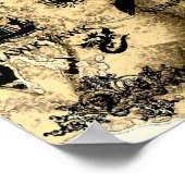 Sacred Breath Series World Map ポスター (角)