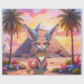 Sacred Desert Guardian ラッピングペーパー (フラット)