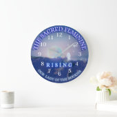 Sacred Feminine Rising - Mother Mary Wall Clock ラージ壁時計 (ホーム)