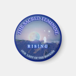Sacred Feminine Rising Our Lady Guadalupe Inspired マグネット
