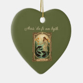 Sacred Fish of Saint Dwynwen's Well in Wales セラミックオーナメント (右)