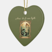 Sacred Fish of Saint Dwynwen's Well in Wales セラミックオーナメント (左)