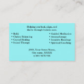 Sacred Geometric Star Wellness Holographic  名刺 (裏面)