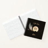 Sacred Geometry & Divine Glow Square Luxury  ノートブック (内部)