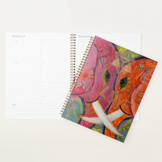 Sacred Geometry Elephant Original ART Planner プランナー手帳 (ディスプレー)