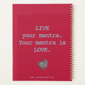 Sacred Geometry Elephant Original ART Planner プランナー手帳 (裏面)