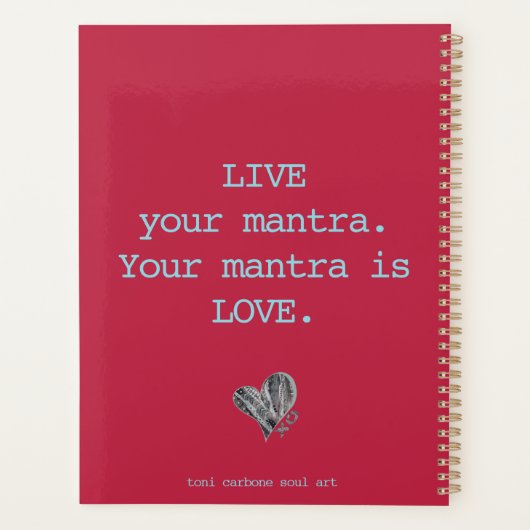 Sacred Geometry Elephant Original ART Planner プランナー手帳 (裏面)