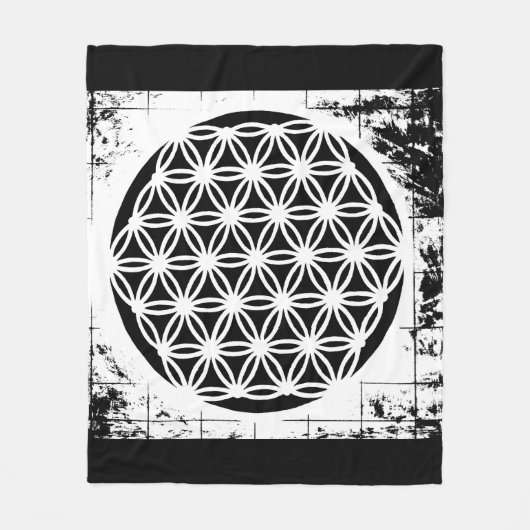 Sacred Geometry Fleece フリースブランケット (正面)