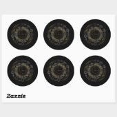 Sacred Geometry Golden Ratio Sticker | Mystic Math ラウンドシール (シート)