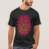 Sacred Geometry Mandala  Spiritual Graphic Tシャツ (正面)