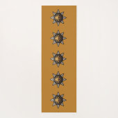 🌟Sacred Geometry Mandala – Timeless Golden Star ヨガマット (裏面)