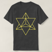 Sacred Geometry Merkaba Zen Yoga 1 Tシャツ (デザイン正面)