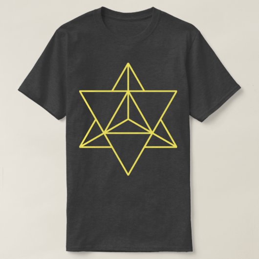 Sacred Geometry Merkaba Zen Yoga 1 Tシャツ (デザイン正面)