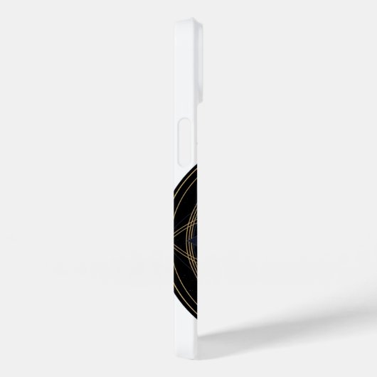 Sacred Geometry Nature Fusion • Mountains & Forest Case-Mate iPhoneケース (裏面 / 右)