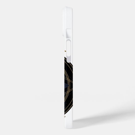 Sacred Geometry Nature Fusion • Mountains & Forest Case-Mate iPhoneケース (裏面 / 左)