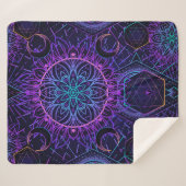 Sacred Geometry seamless pattern. Hindu symbols of シェルパブランケット (正面(横))