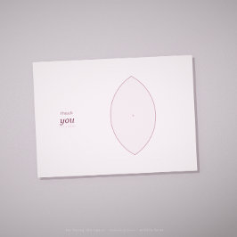 Sacred geometry thank you card · 育む空間 カード