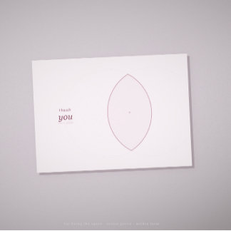 Sacred geometry thank you card · 育む空間 カード