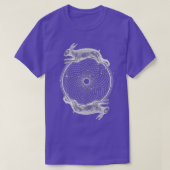 Sacred Geometry - Torus Rabbits Tシャツ (デザイン正面)