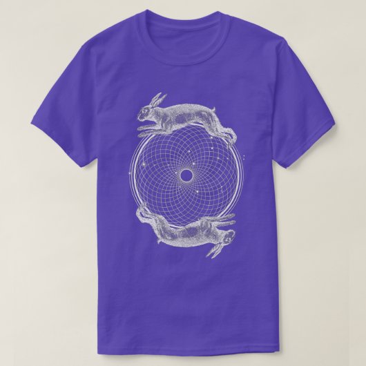 Sacred Geometry - Torus Rabbits Tシャツ (デザイン正面)