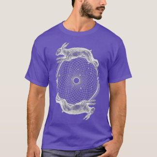 Sacred Geometry - Torus Rabbits Tシャツ