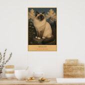Sacred Grace: Birman Cat ポスター (キッチン)