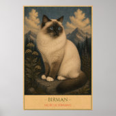Sacred Grace: Birman Cat ポスター (正面)