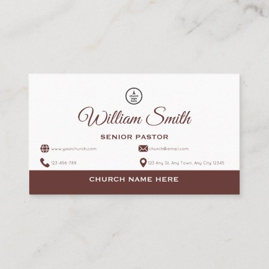 Sacred Grace Pastoral Business Card 名刺 (裏面)