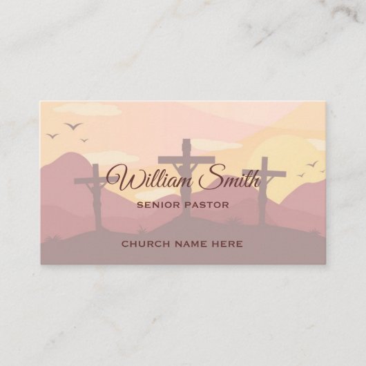 Sacred Grace Pastoral Business Card 名刺 (正面)