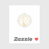 Sacred guardian feline Temporary Tattoos シール (シート)