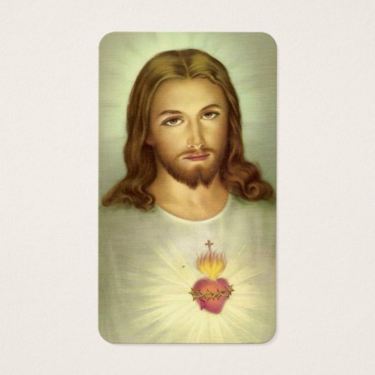 Sacred Heart Funeral Prayer Catholic Remembrance (正面)