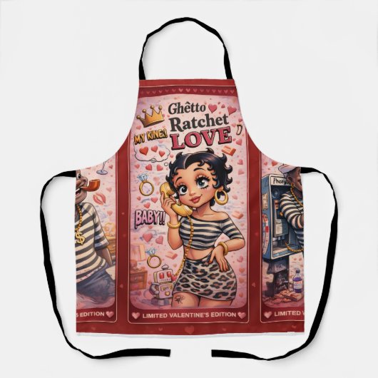 Sacred Heart Inspired Devotional Art Apron – Vinta エプロン (正面)