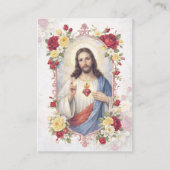 Sacred Heart Jesus Catholic Funeral Memorial 名刺 (正面)