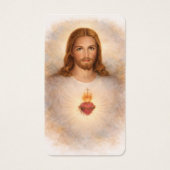 Sacred Heart Jesus Memorial Photo Prayer  (正面)
